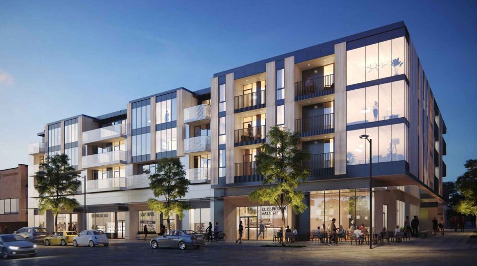 PortLiving plans 61 homes for Mount Pleasant corner - urbanYVR